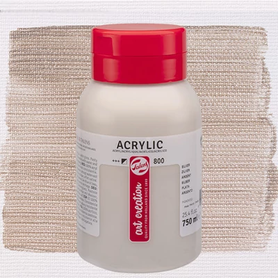 Talens Art Creation vopsea acrilică, 750 ml - 800, Silver