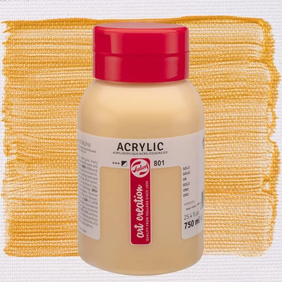 Talens Art Creation vopsea acrilică, 750 ml - 801, Gold