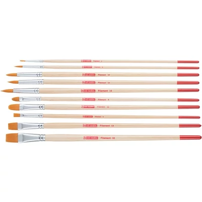 Set de pensuleTalens Art Creation Filament - mixte, sintetice, 10 buc