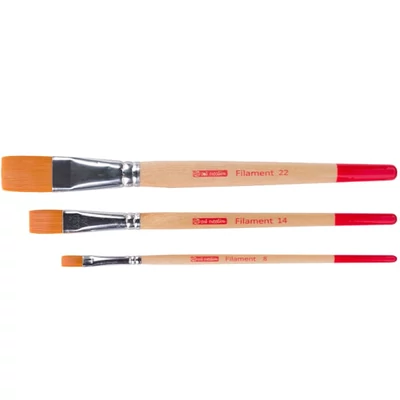 Set de pensuleTalens Art Creation Filament - plate, sintetice, 3 buc (8-14-22)