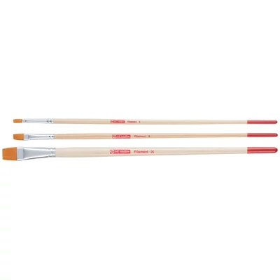 Set de pensule Talens Art Creation Filament - plate, sintetice, 3 buc (4-8-16)