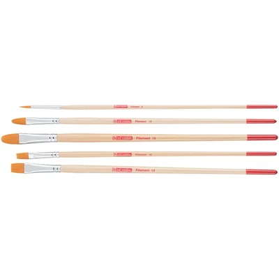 Set de pensule Talens Art Creation Filament - mixte, sintetice, 5 buc