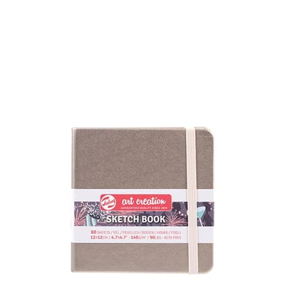 Caiet de schițe Talens Art Creation, 140 g, 80 coli - 12x12 cm, culoare șampanie