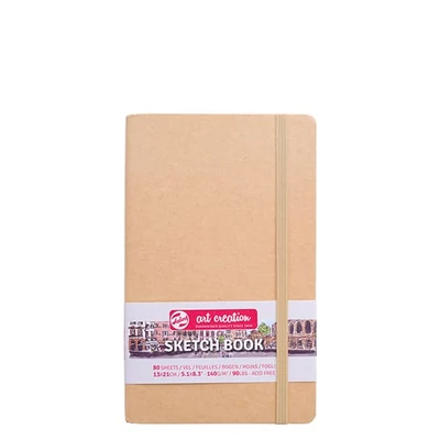 Caiet de desen și schițe Talens Art Creation Sketch Book,  140 g, 80 coli - 13x21 cm, hârtie sifon