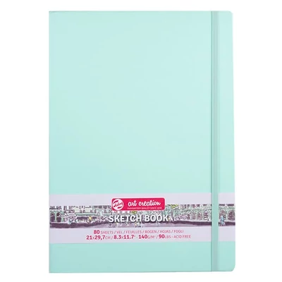 Caiet de desen și schițe Talens Art Creation Sketch Book,  140 g, 80 coli  - A4, mentă