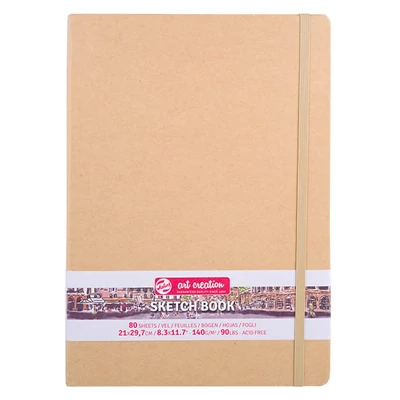 Caiet de desen și schițe Talens Art Creation Sketch Book,  caiet de desen și schițe, 140 g, 80 coli  - A4, hârtie sodă
