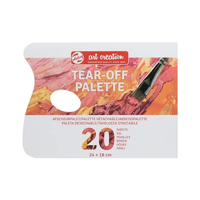 Bloc de paletă de pictură pe hârtie Tear-Off Talens Art Creation, 20 coli - 18x24 cm