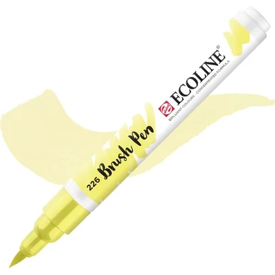 Talens Ecoline Brush Pen markere acuarelă cu vârf pensulă   - 226, pastel yellow