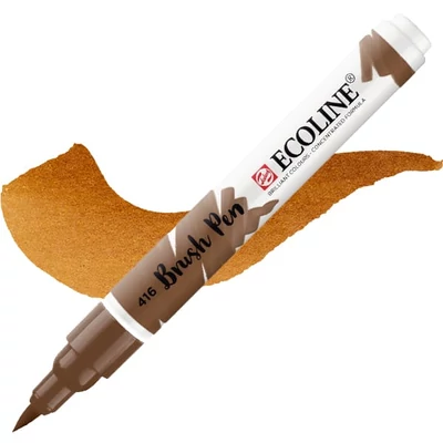 Talens Ecoline Brush Pen markere acuarelă cu vârf pensulă   - 416, sepia