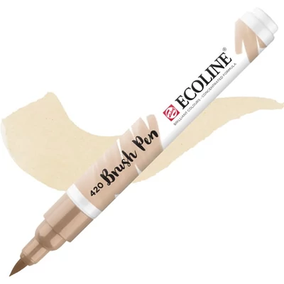 Talens Ecoline Brush Pen markere acuarelă cu vârf pensulă   - 420, beige