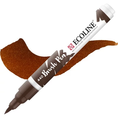 Talens Ecoline Brush Pen markere acuarelă cu vârf pensulă   - 440, sepia deep