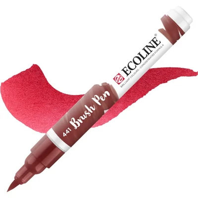 Talens Ecoline Brush Pen markere acuarelă cu vârf pensulă   - 441, mahogany