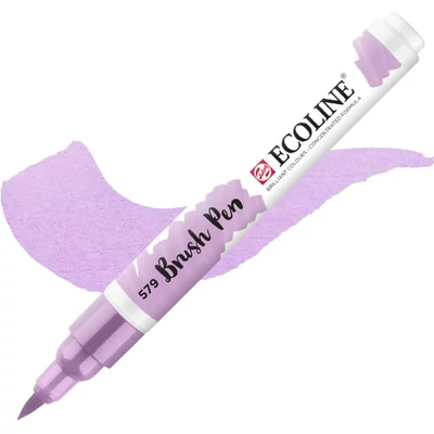 Talens Ecoline Brush Pen markere acuarelă cu vârf pensulă   - 579, pastel violet