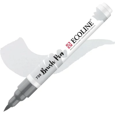 Talens Ecoline Brush Pen markere acuarelă cu vârf pensulă   - 738, cold grey light