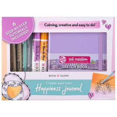 Talens Art Creation Happiness Journal set de desen, 7 piese