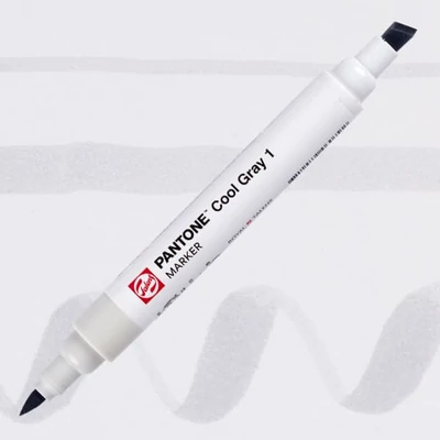 Talens Pantone marker pensulă  cu două vârfuri  - cool gray 1