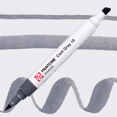 Talens Pantone marker pensulă  cu două vârfuri  - cool gray 10