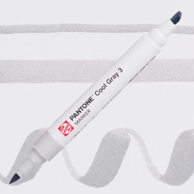 Talens Pantone marker pensulă  cu două vârfuri  - cool gray 3