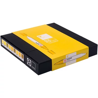 Talens Pantone marker pensulă  cu două vârfuri în set   - 9 buc, Yellow