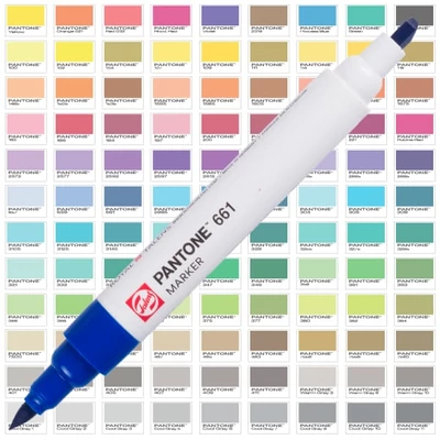 Talens Pantone marker pensulă  cu două vârfuri  - culori diverse