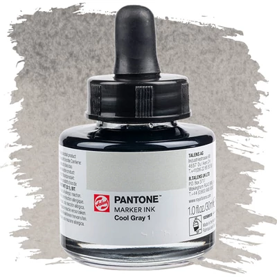 Cerneală marker Talens Pantone, 30 ml - cool gray  1