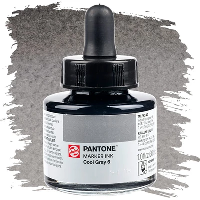 Cerneală marker Talens Pantone, 30 ml - cool gray  6