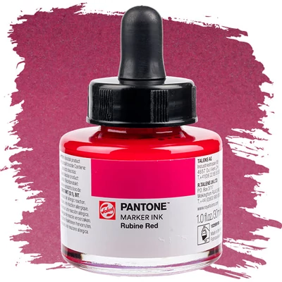 Cerneală marker Talens Pantone, 30 ml - rubine red