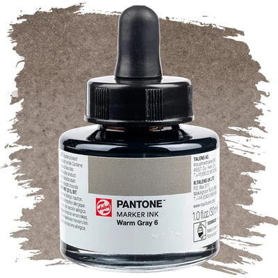 Cerneală marker Talens Pantone, 30 ml - warm gray 6