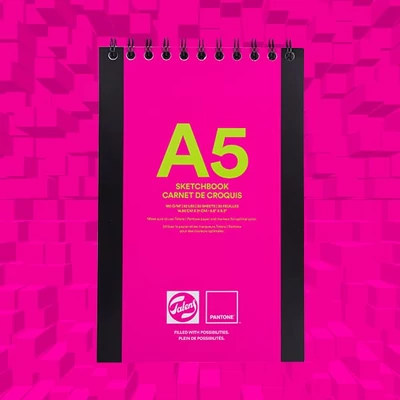 Bloc de desen Talens Pantone Sketch Book, 180 g - A5, spiralată