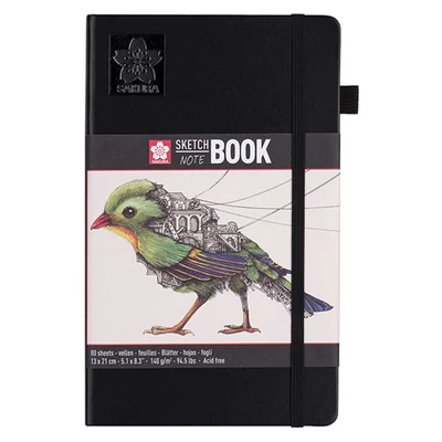 Sakura Sketch/note book caiet de schițe cu hârtie crem - 13x21 cm