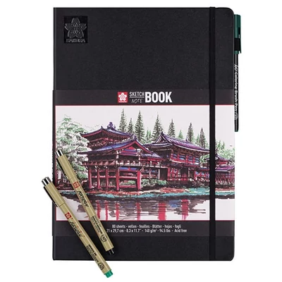 Sakura Sketch/note book caiet de schițe cu hârtie crem - A4