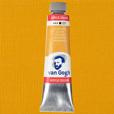 Talens Van Gogh vopsea acrilică, 40 ml - 227, yellow ochre