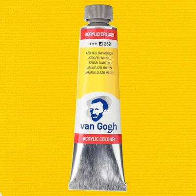 Talens Van Gogh vopsea acrilică, 40 ml - 269, azo yellow medium