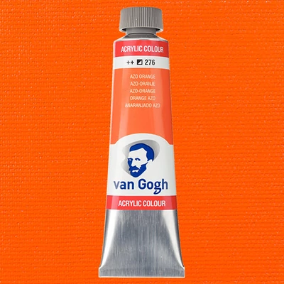 Talens Van Gogh vopsea acrilică, 40 ml - 276, azo orange