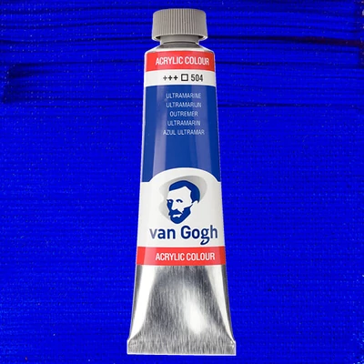 Talens Van Gogh vopsea acrilică, 40 ml - 504, ultramarine