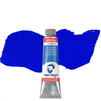 Talens Van Gogh vopsea acrilică, 40 ml - 512, cobalt blue