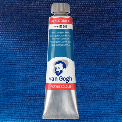 Talens Van Gogh vopsea acrilică, 40 ml - 566, prussian blue phthalo