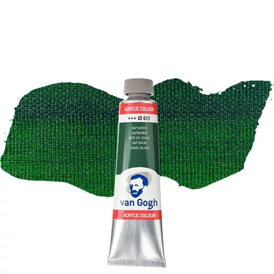 Talens Van Gogh vopsea acrilică, 40 ml - 623, sap green