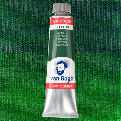 Talens Van Gogh vopsea acrilică, 40 ml - 623, sap green