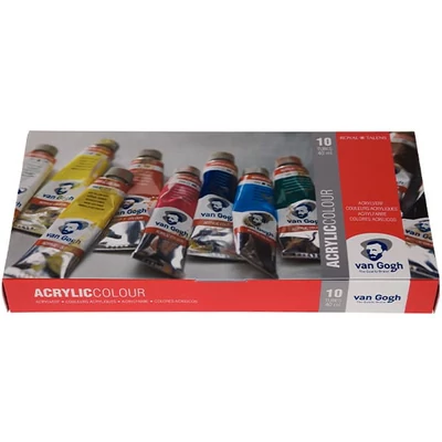Talens Van Gogh set culori acrilice - 10x40 ml, basic set