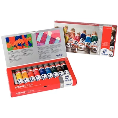 Talens Van Gogh set culori acrilice - 10x40 ml, basic set