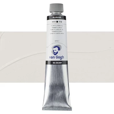 Talens Van Gogh Culori ulei, 200 ml - 118, titanium white (linseed oil)