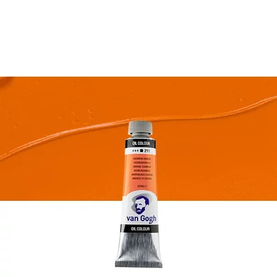 Talens Van Gogh Culori ulei, 40 ml - 211, cadmium orange