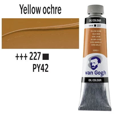 Talens Van Gogh Culori ulei, 40 ml - 227, yellow ochre