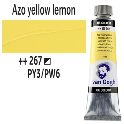Talens Van Gogh Culori ulei, 40 ml - 267, azo yellow lemon (primary)