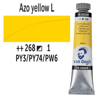 Talens Van Gogh Culori ulei, 20 ml - 268, azo yellow light