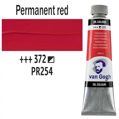 Talens Van Gogh Culori ulei, 40 ml - 372, permanent red