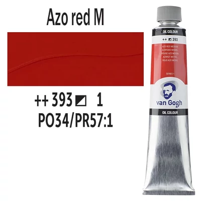 Talens Van Gogh Culori ulei, 200 ml - 393, azo red medium