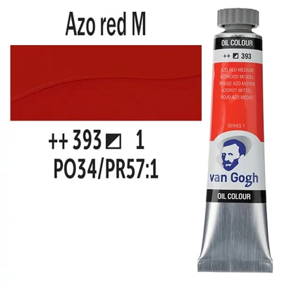 Talens Van Gogh Culori ulei, 20 ml - 393, azo red medium