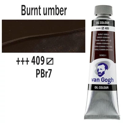 Talens Van Gogh Culori ulei, 40 ml - 409, burnt umber